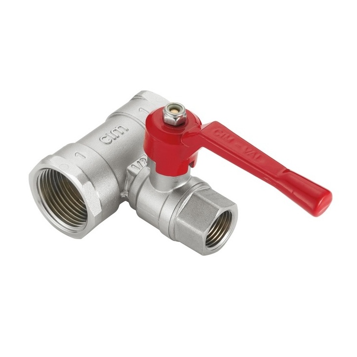 "cimteam" t fittings with incorporated ball valve