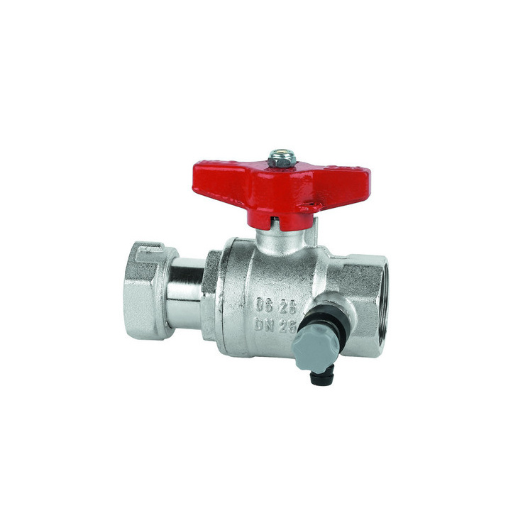 Water-meter oulet side ball valves