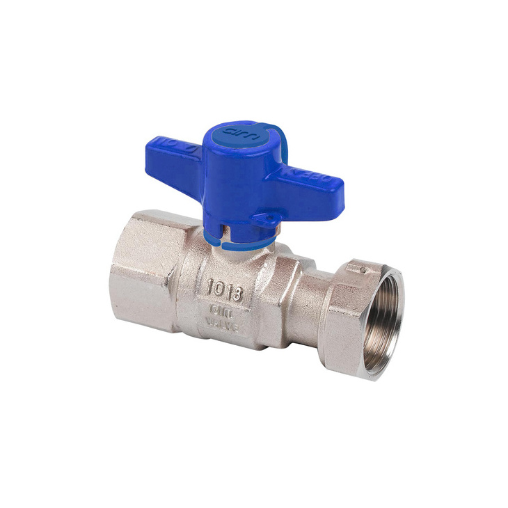 Water-meter inlet side ball valves